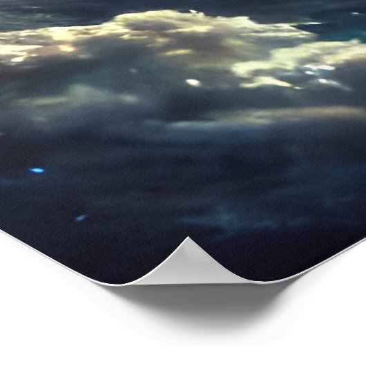 Voorbij de rand - staar in de oneindige kosmos poster (Hoek)