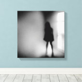 Voorbij de Schaduw Canvas Afdruk (Insitu (Houten vloer))