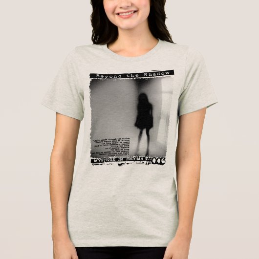 Voorbij de Schaduw Tri-Blend Shirt (Voorkant)