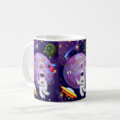 VOORBIJ DE STERREN, ASTRONAUT KOFFIEMOK (Voorkant links)