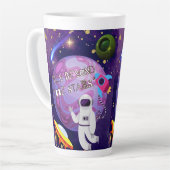 VOORBIJ DE STERREN, ASTRONAUT LATTE MOK (Linkerhoek)