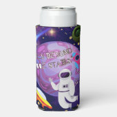 VOORBIJ DE STERREN, ASTRONAUT SELTZER BLIKJESKOELER (Seltzer Achterkant)