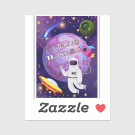 VOORBIJ DE STERREN, ASTRONAUT STICKER