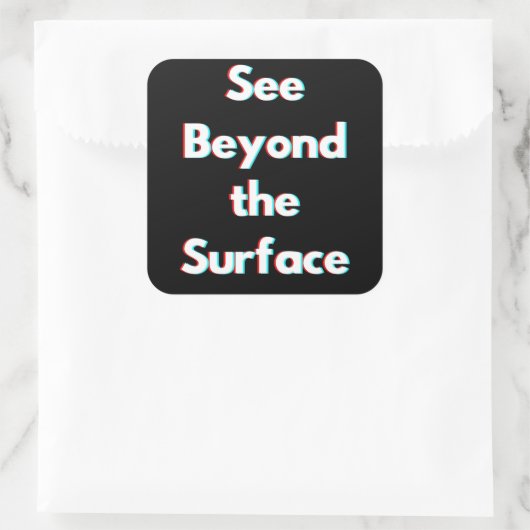 Voorbij de Surface Sticker (Tas)