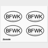 Voorbij de velden die we kennen ovale sticker (Vel)