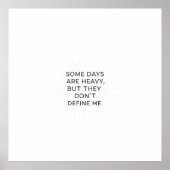 Voorbij de zware dagen poster (Voorkant)