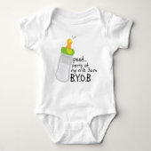 VOORBIJ. Feest in mijn Wieg. 03:00 BYOB Romper (Voorkant)