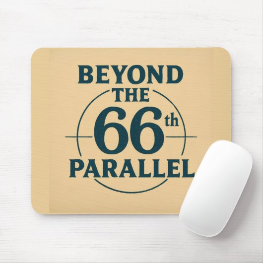 Voorbij het 66e Parallel Arctic Circle Adventure Muismat (Met muis)