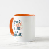 Voorbij het Afstuderen jaag je dromen, motivatie Mok (Voorkant links)