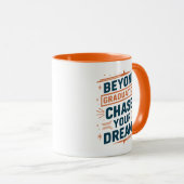 Voorbij het Afstuderen jaag je dromen, motivatie Mok (Voorkant rechts)