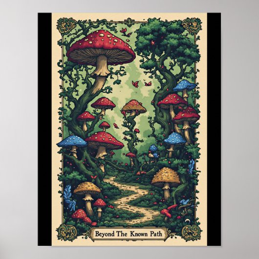 Voorbij het bekende pad - Fantasy poster (Voorkant)