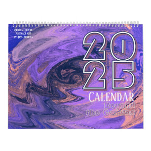 Voorbij het doek Originele Abstracte Kunst Kalender