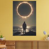 Voorbij het Licht Canvas Afdruk (Insitu (Woonkamer))