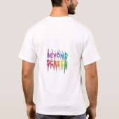 Voorbij het scherm t-shirt (Achterkant)
