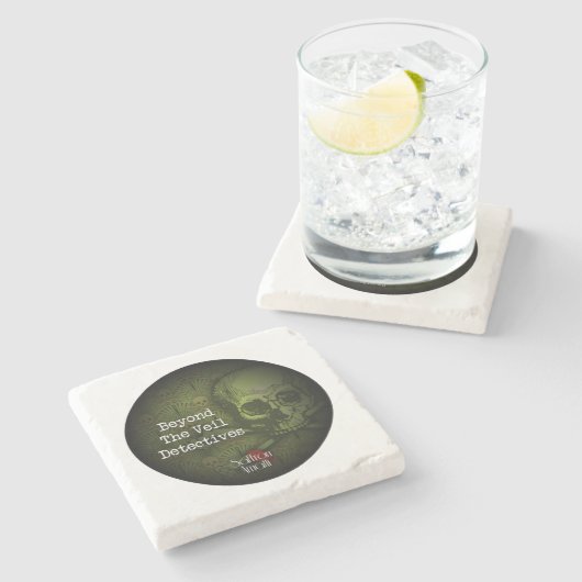 Voorbij het Veil Detectives Onderzetter (Vierkant) (Zijkant)