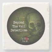 Voorbij het Veil Detectives Onderzetter (Vierkant) (Voorkant)
