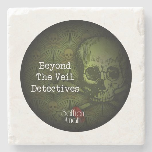 Voorbij het Veil Detectives Onderzetter (Vierkant) (Voorkant)