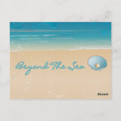 Voorbij het Zee, strand bedankt kaarten (Achterkant)