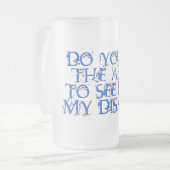 Voorbij Matglas Bierpul (Voorkant links)