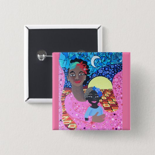 Voorbij Paradise moeder en kind Button (Voorkant /achterkant)