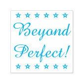 "Voorbij Perfect!" Rubberstempel Zelfinktende Stempel (Design)