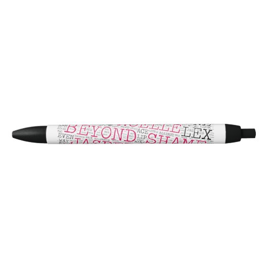 Voorbij schaamWord Art Pen (Voorkant)