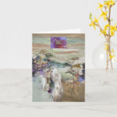 Voorbij Vele Horizonnen Notecard Kaart (Gele Bloem)