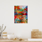 Voorbijgaande glimmer poster (Keuken)