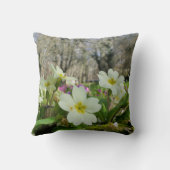 Voorbode van Spring Gooi Kussen (Achterkant)
