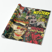 Voorcodeerpapier voor komische boekopvulling cadeaupapier (Uitgerold)