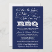 Voordat de baby opkomt, hebben we een BBQ! Kaart (Voorkant)