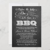 Voordat de baby opkomt, hebben we een BBQ! Kaart (Voorkant)