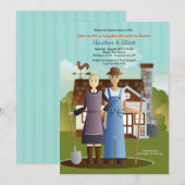 Voordat de boer een vrouw uitnodigt kaart (Voorkant / Achterkant)