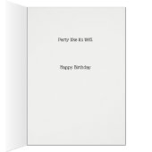 Voordat er lampenkappen verjaardagsfeest Kaart (Binnen (Rechts))