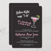 Voordat ik doe Bachelorette Drinken Uitnodigen Kaart (Voorkant / Achterkant)
