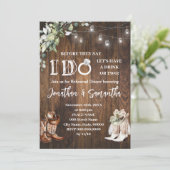 Voordat ik paren douche Westerne bruiloft Kaart (Staand voorkant)