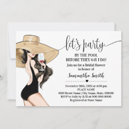 Voordat ik partij maak bij het vrijgezellenfeest v kaart