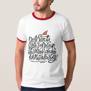 VOORDAT IK SANTA MANNETJE KERSTFEEST UITLEG T-SHIRT
