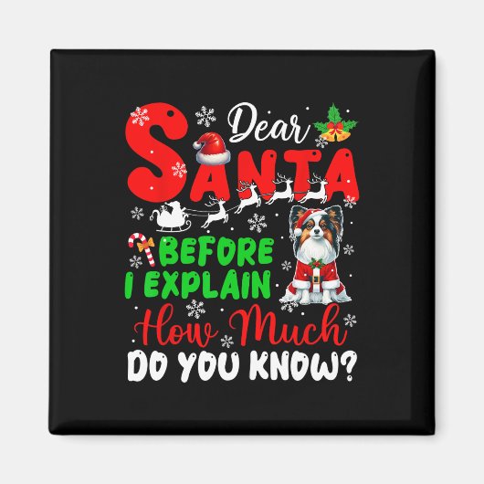 Voordat ik uitleg hoeveel je weet over Xmas Papill Magneet (Voorkant)