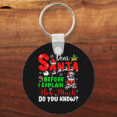 Voordat ik uitleg hoeveel je weet over Xmas Pit Bu Sleutelhanger (Voorkant)