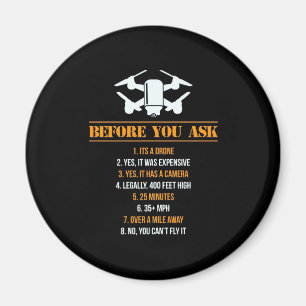 Voordat je een dronepiloot vraagt magneet