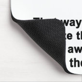 Voordat je iemand bekritiseert.... muismat (Hoek)