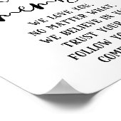 Voordat u dit Home-Inspirerend verlaat Poster (Hoek)