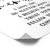 Voordat u dit Home-Inspirerend verlaat Poster (Hoek)