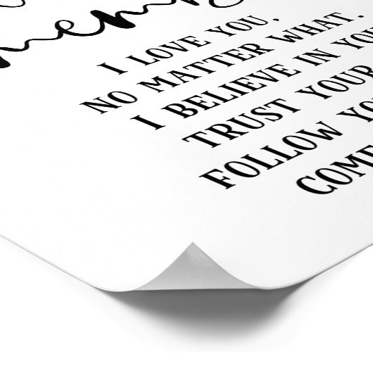 Voordat u dit Home-Inspirerend verlaat Poster (Hoek)