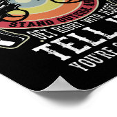 Voordat u in mijn huis gaat staan buiten poster (Hoek)