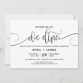 Voordat we gaan dineren, hebben we een afspraak vo kaart