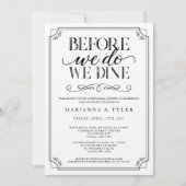 Voordat we gaan trouwen, gaan we eten kaart (Voorkant)