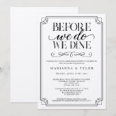 Voordat we gaan trouwen, gaan we eten kaart (Voorkant / Achterkant)