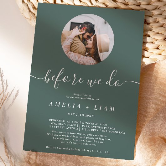 Voordat we het eten van de groene repetitie met fo kaart